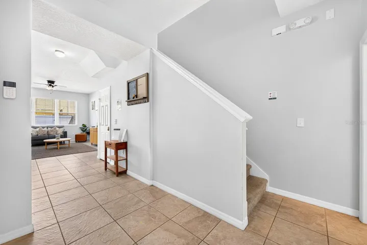 All bedrooms are together on the second floor.