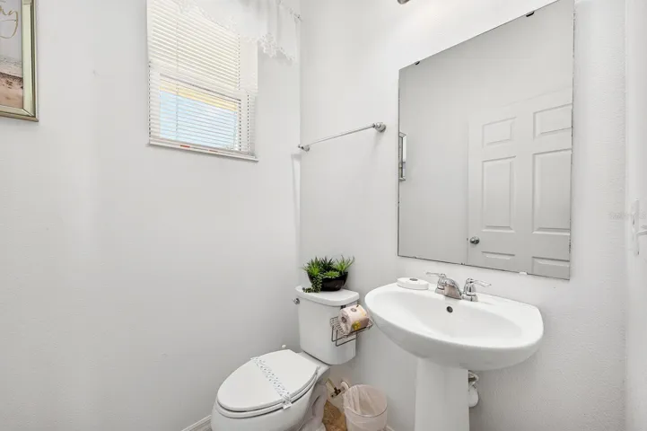 Main floor half bath.