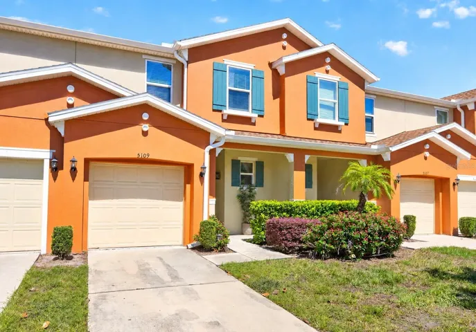 FULLY FURNISHED, SHORT-TERM RENTAL READY &amp; GATED – this 4-bedroom, 3.5-bath townhome in the sought-after Compass Bay community of Kissimmee offers everything you want in a vacation home, investment property or Central Florida getaway!