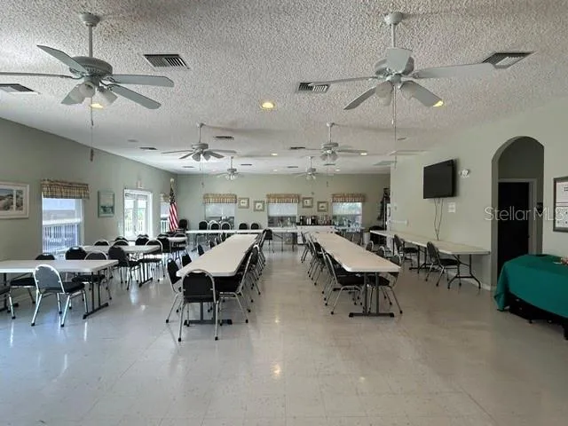 Gathering center in clubhouse
