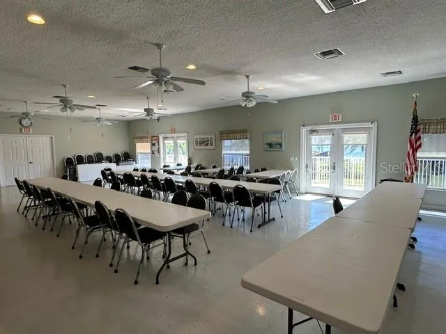 Gathering center in clubhouse