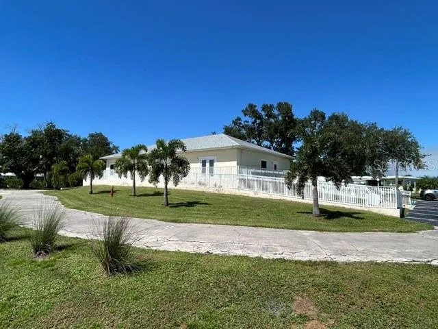 Clubhouse with ramp, making it accessible