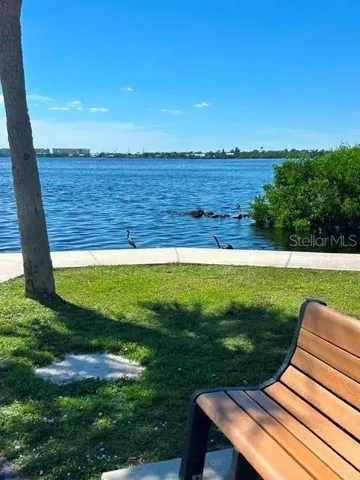 waterfront seating areas