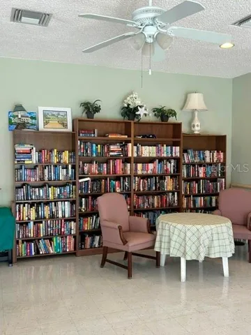 library area inside clubhouse
