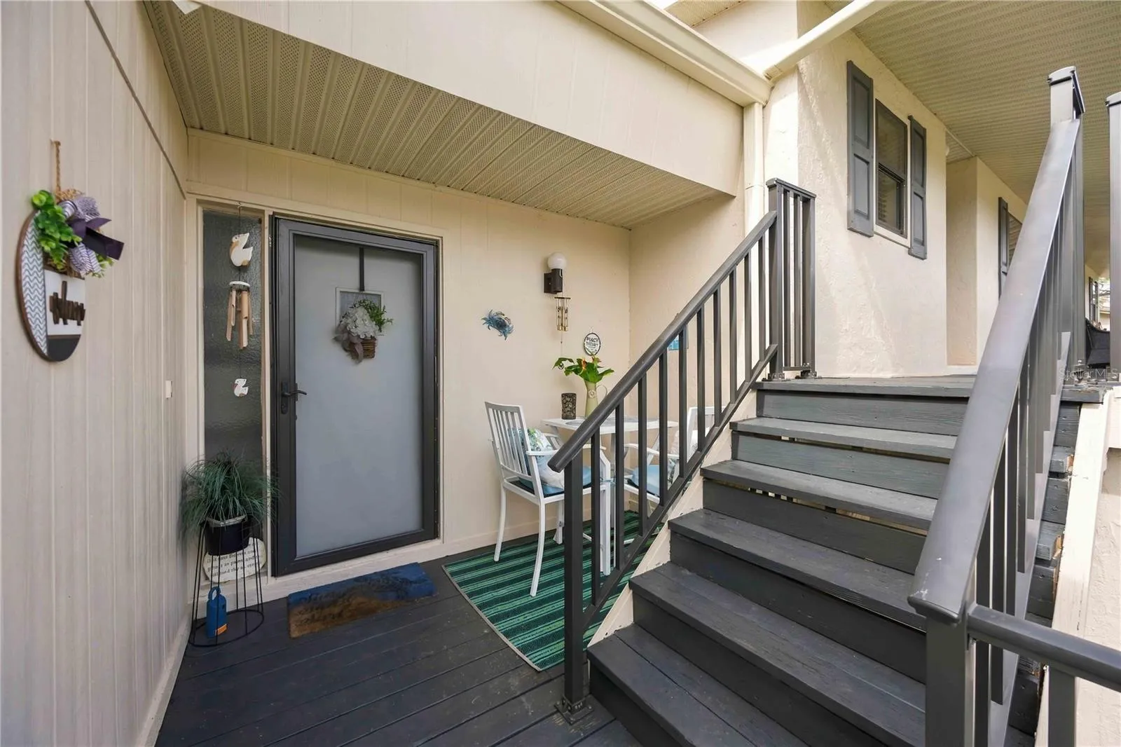 front of condo