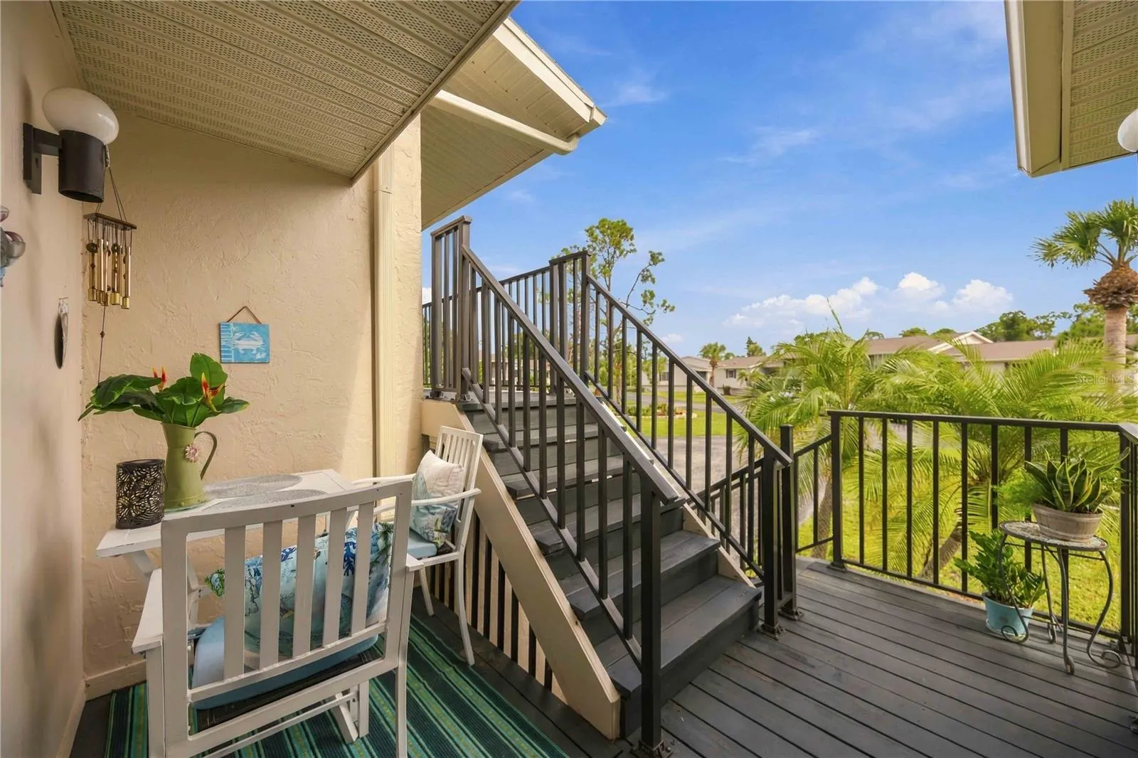 first level, deck with sitting area