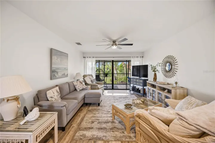 spacious living room