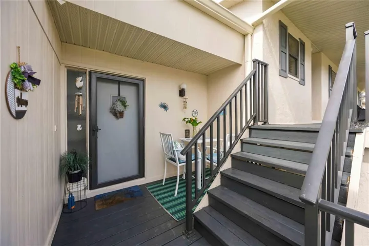 front of condo
