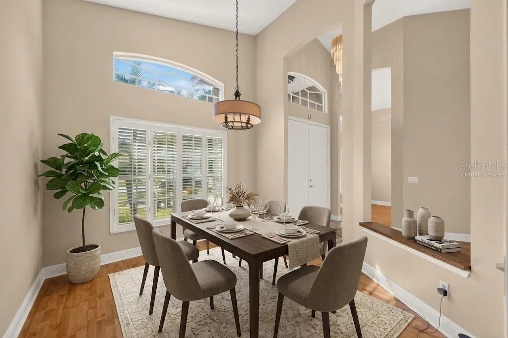Virtually Staged Dining Room