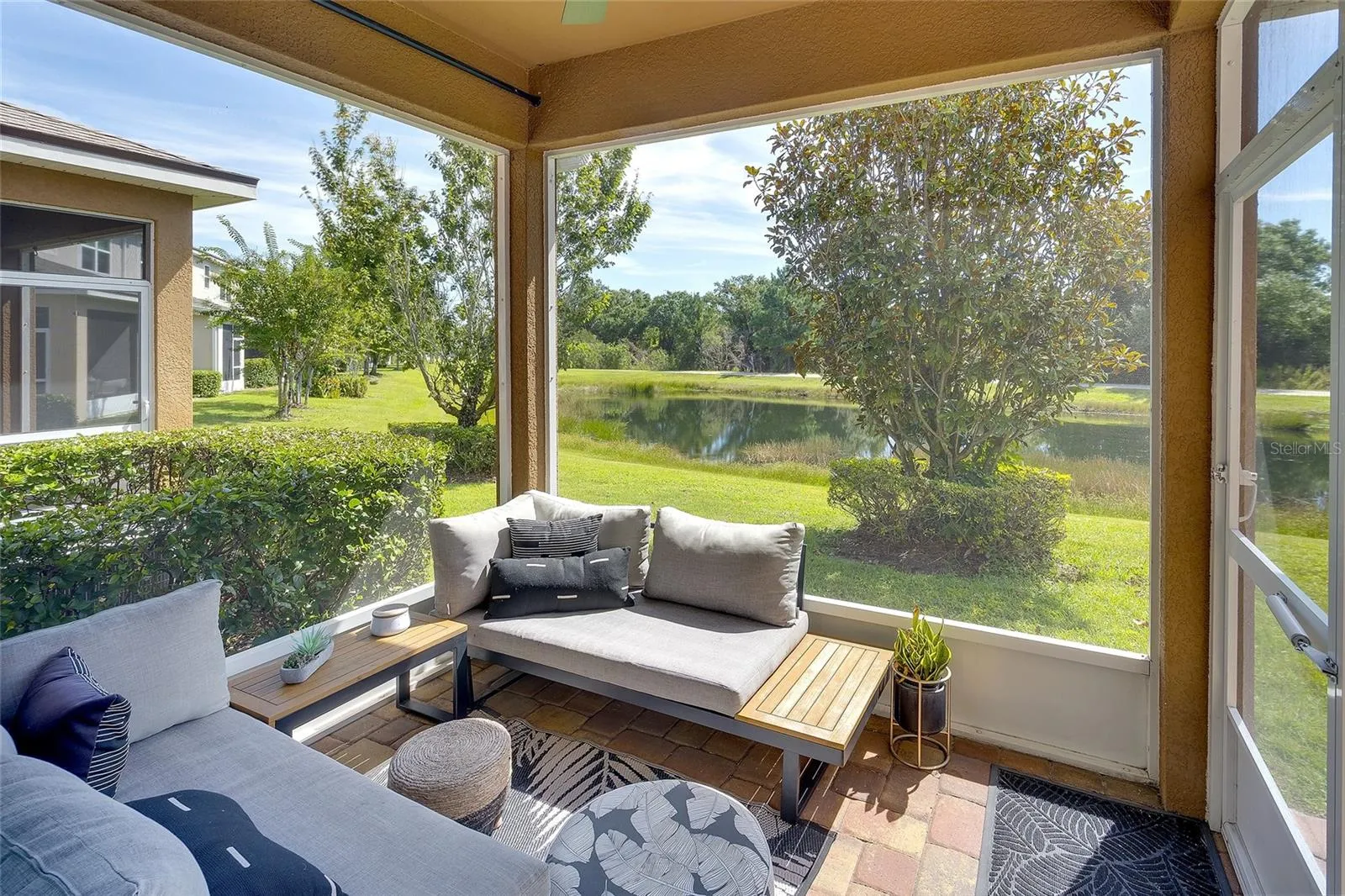Comfortable seating for viewing wildlife