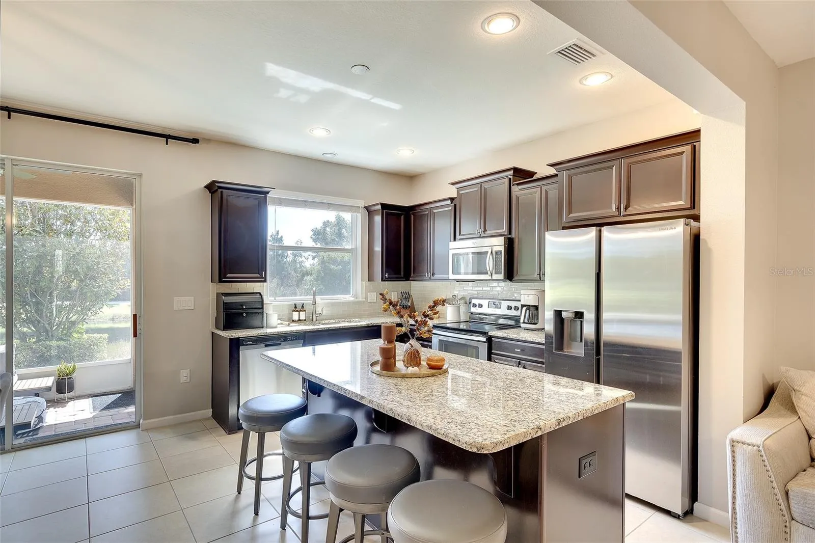 Large kitchen island