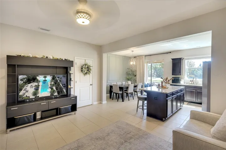 Open floor plan