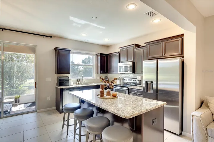 Large kitchen island