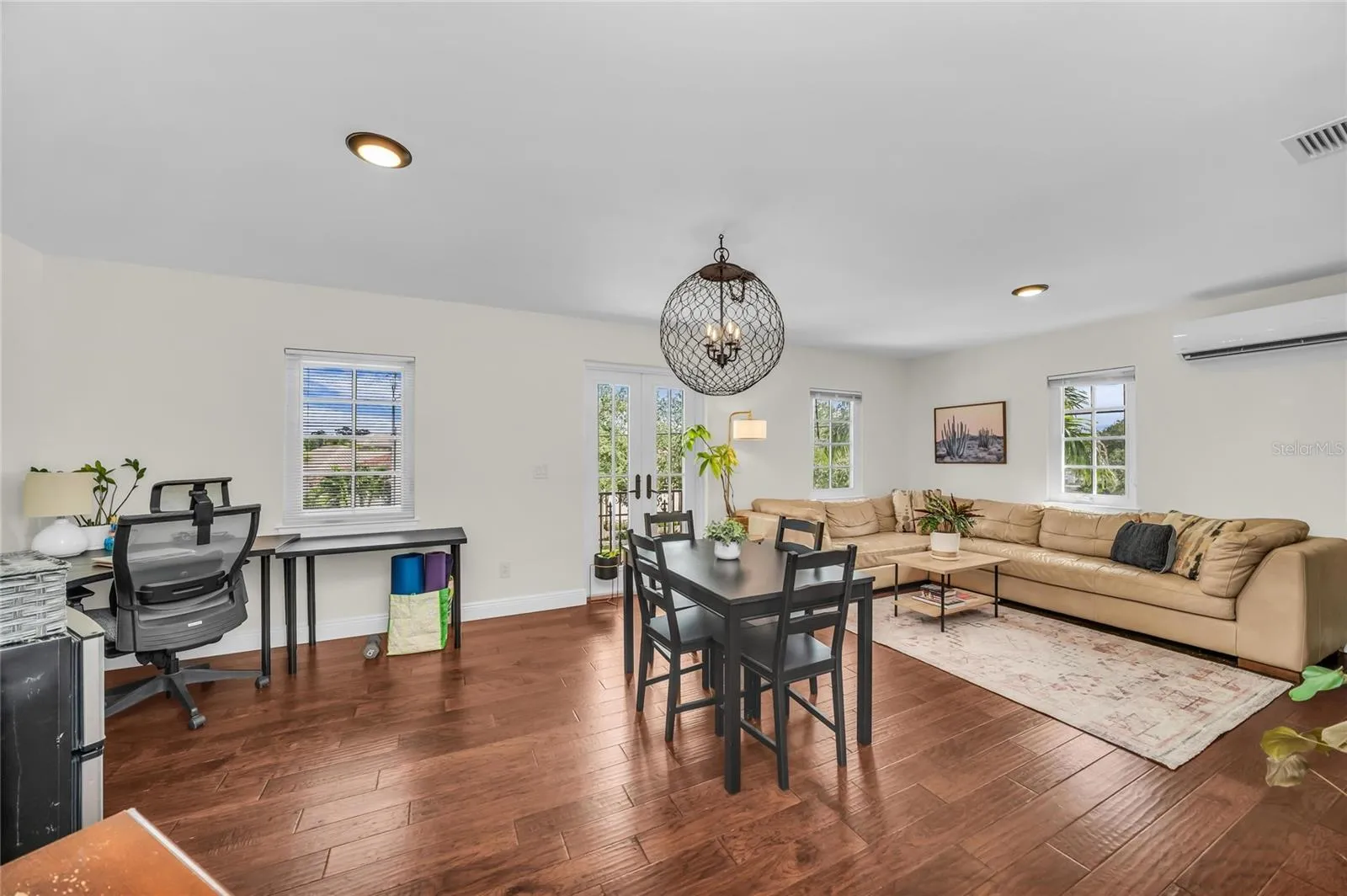 Second level apartment with its own private entrance. An ideal space for extended family, an in-law suite, guests, or other flexible living arrangements.