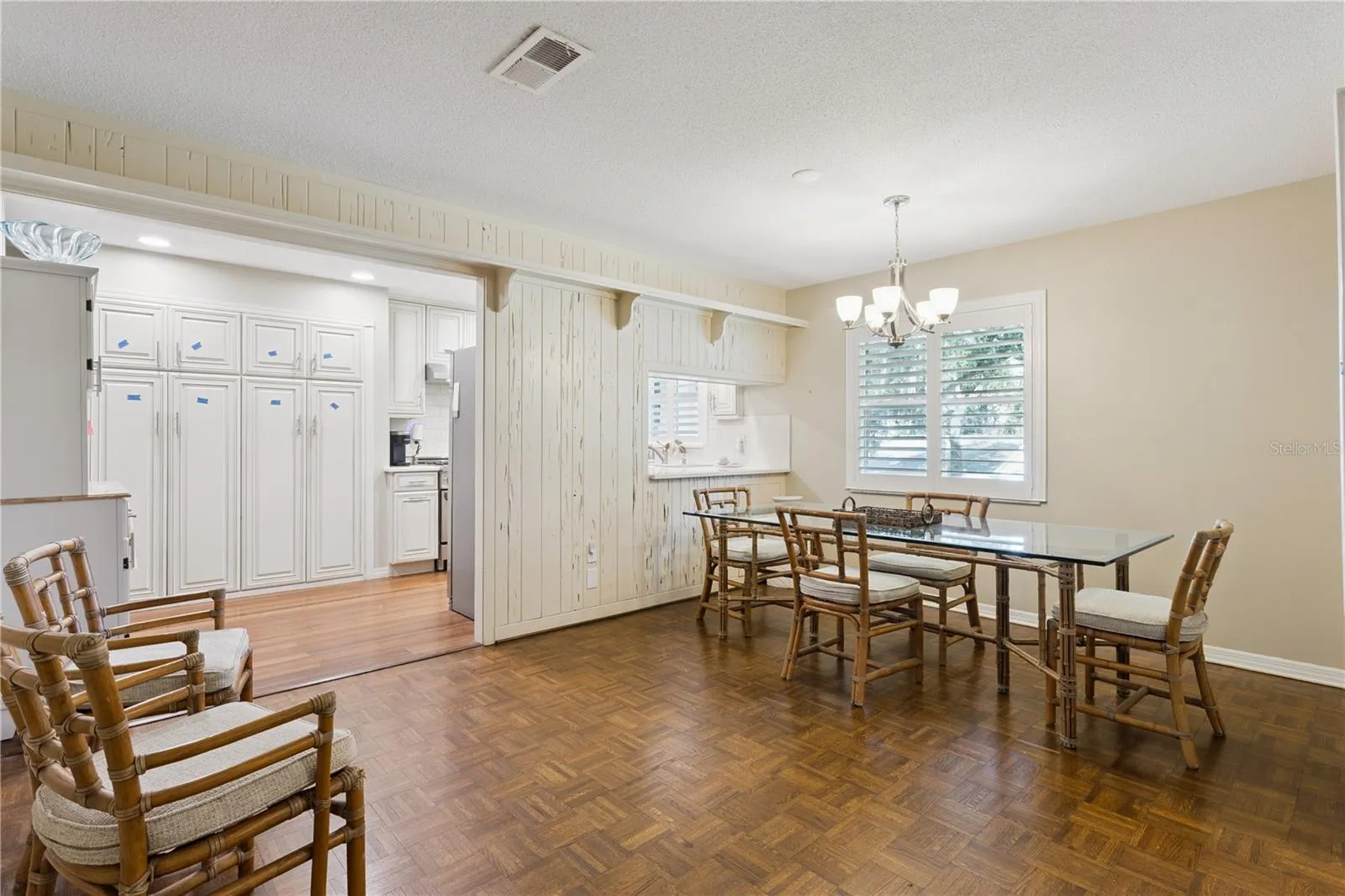 Dining area just off the formal living room