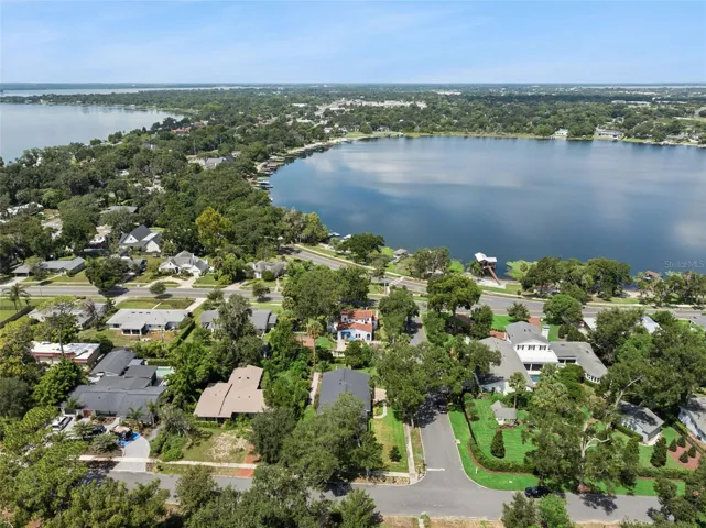 One block from Lake Gertrude to the west, and a few short blocks to Lake Dora, part of the Harris Chain of Lakes