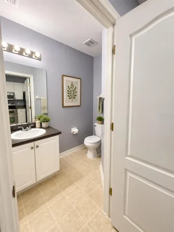 Virtually Staged - Downstairs Half Bath