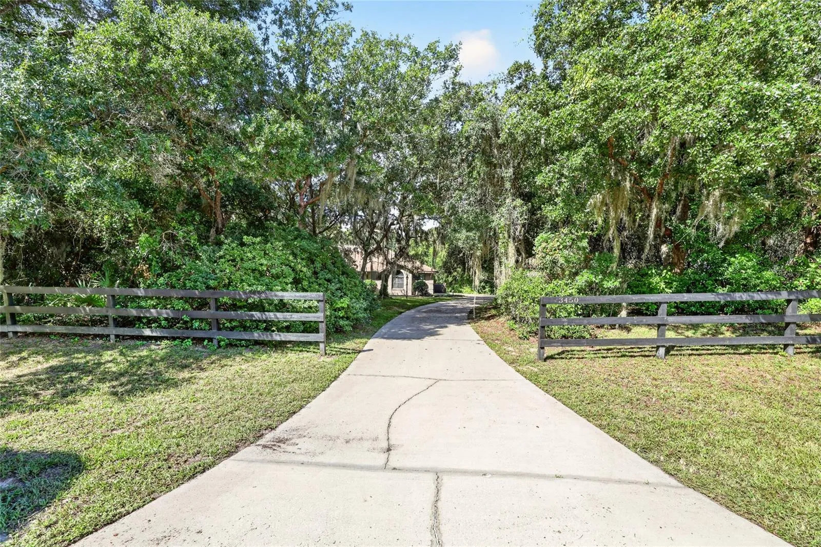 Entrance to property.