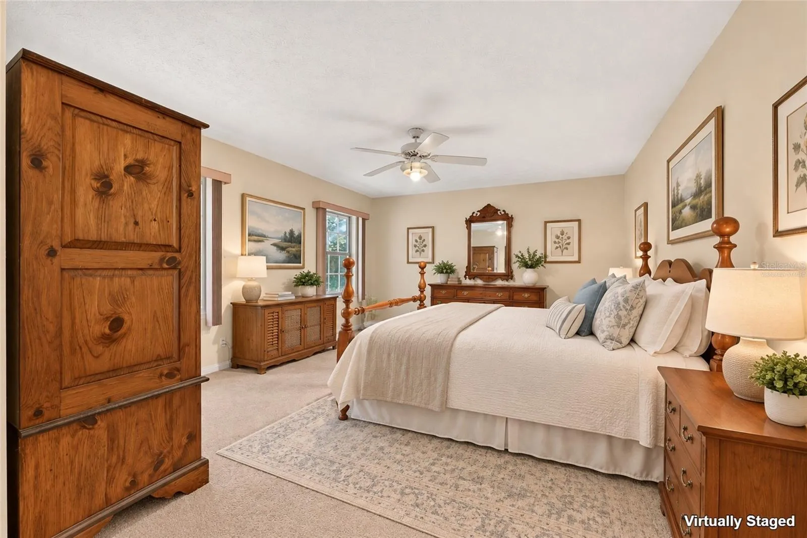 Primary Bedroom - Virtually Staged