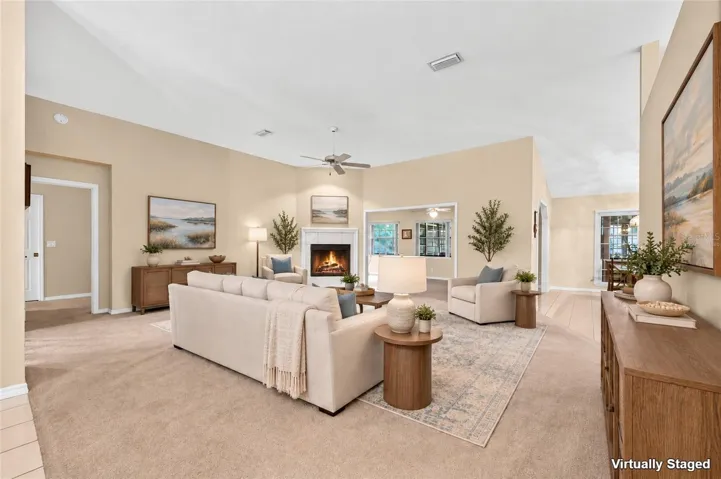 Family Room - Virtually Staged