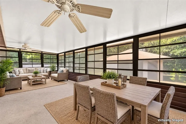 Screened Porch - Virtually Staged