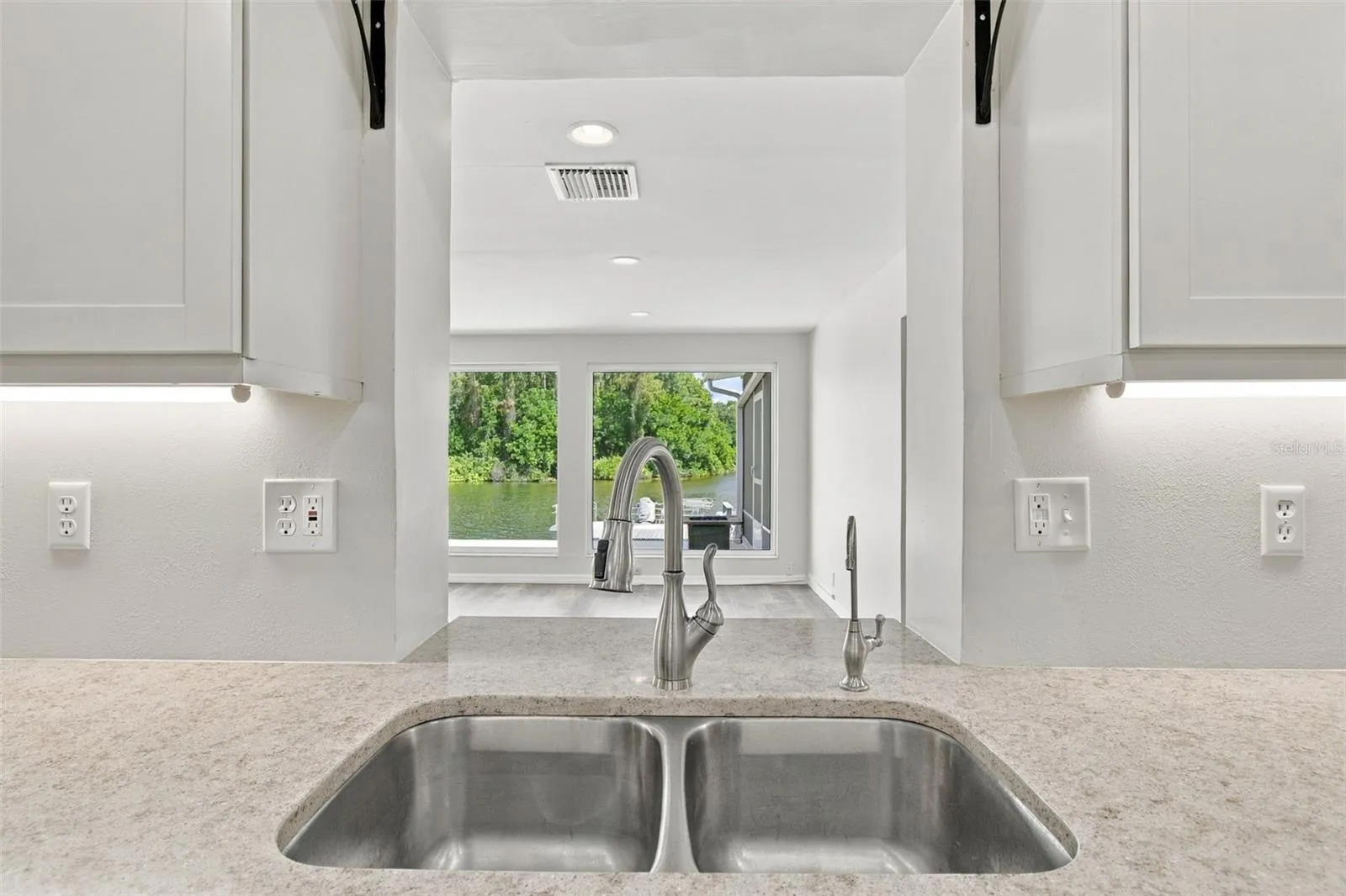 view from kitchen