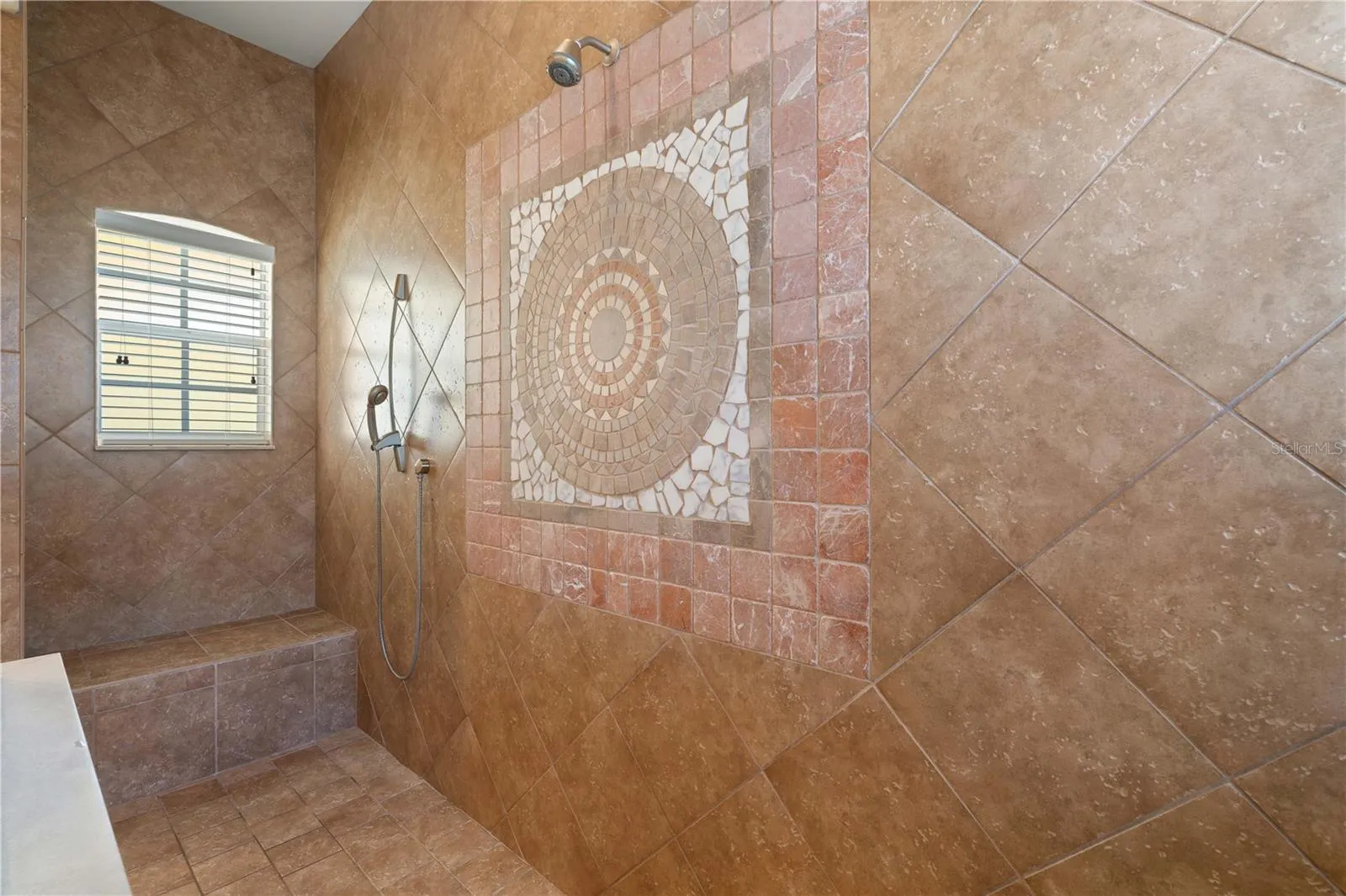 Master shower