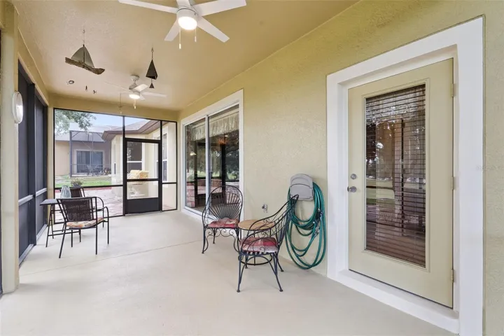 Screened Lanai Overlooking Golf Course