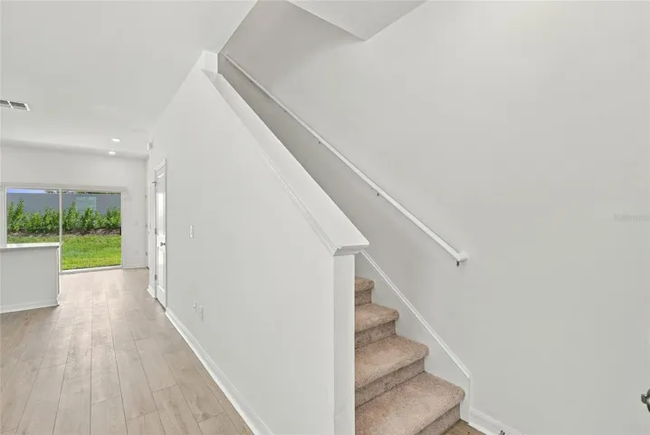 stairs to second level