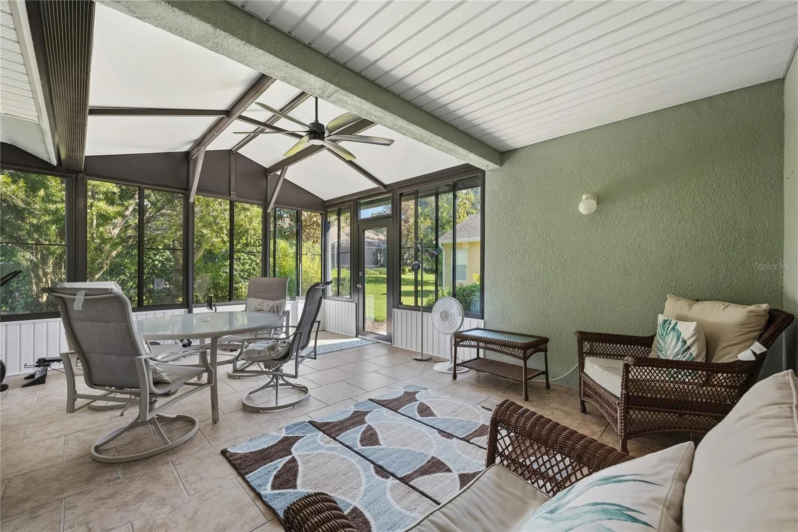 Enclosed patio