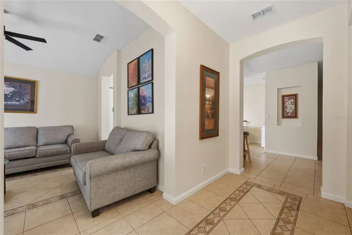 Entry w/office space on left