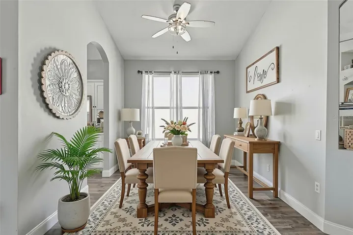 Virtually Staged Dining Room