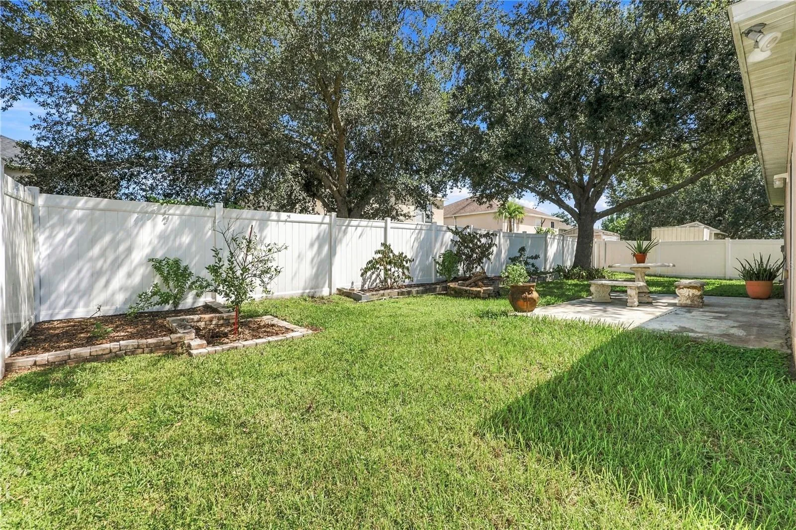 Fully Fenced Backyard