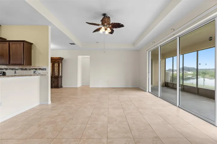 Living Room Has Incredible View Of Pond &amp; Garden