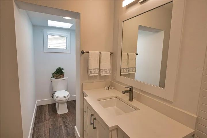 Guest Bath with Sky Light