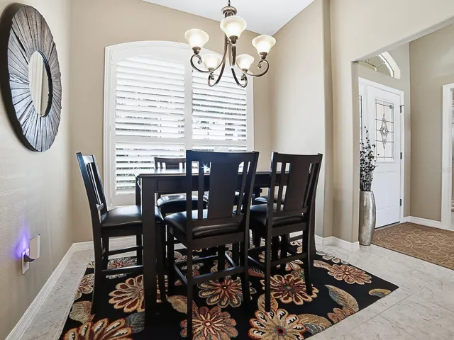 Breakfast Table at front of Kitchen
