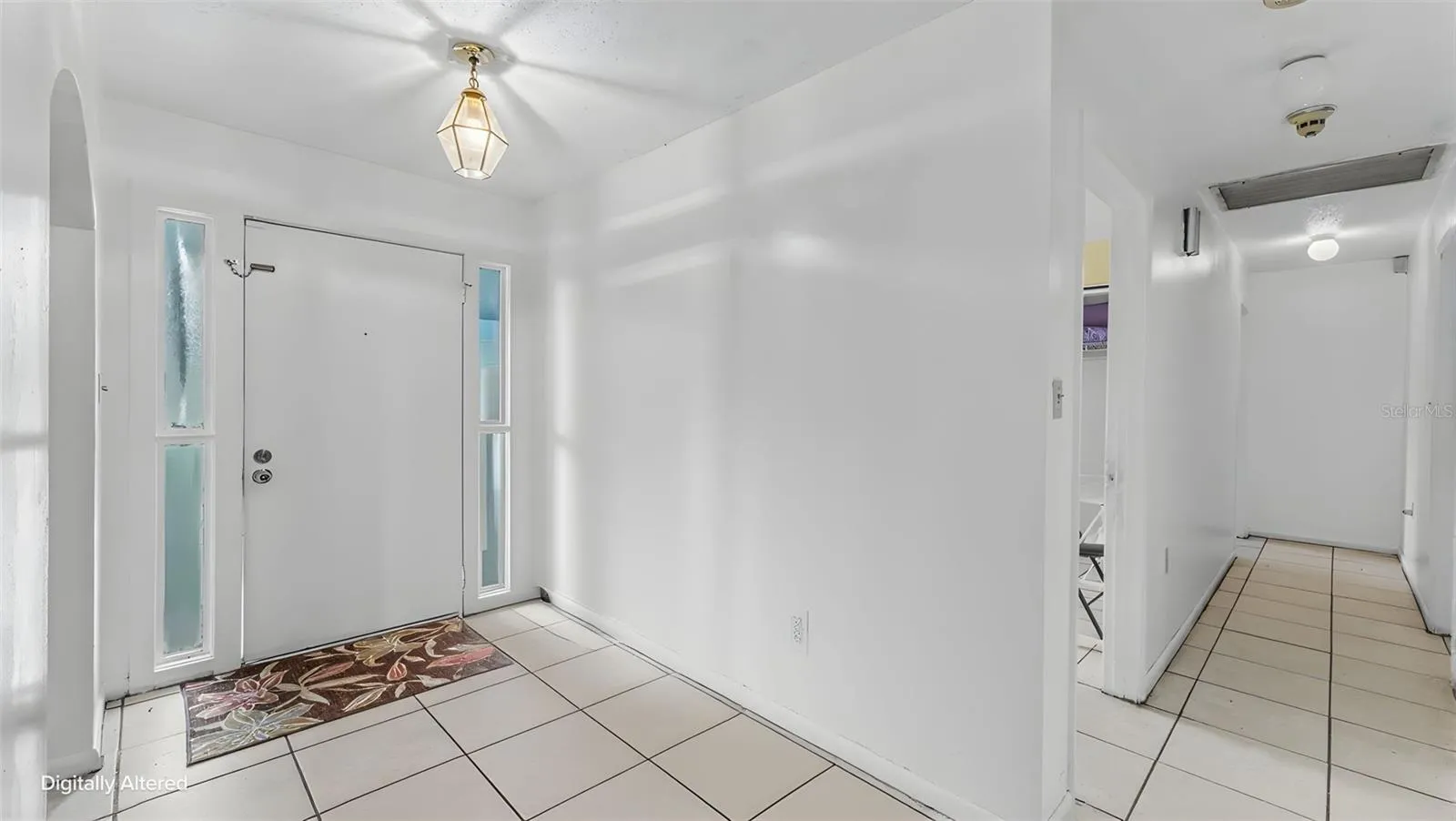 Virtually removed furniture items - Foyer
