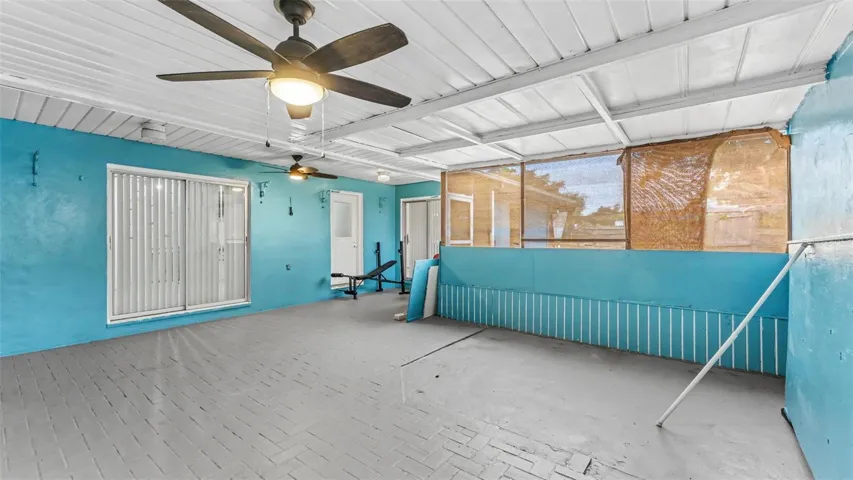 Virtually removed furniture items - Back Porch