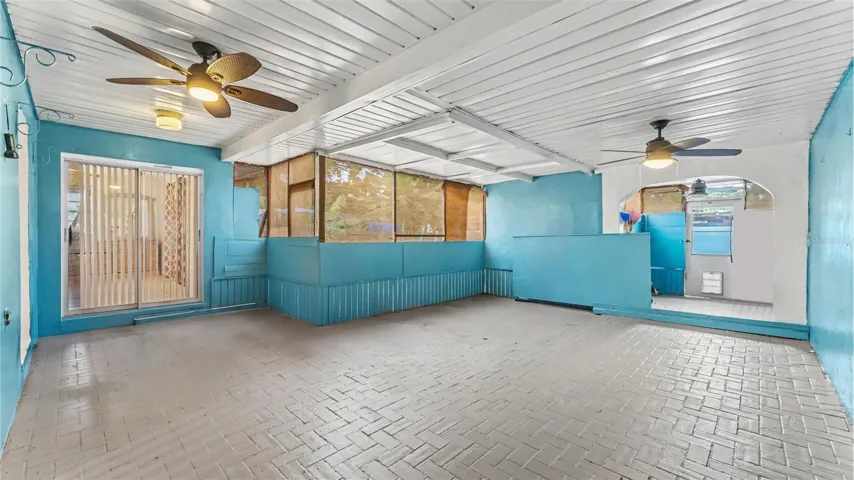 Virtually removed furniture items - Back Porch