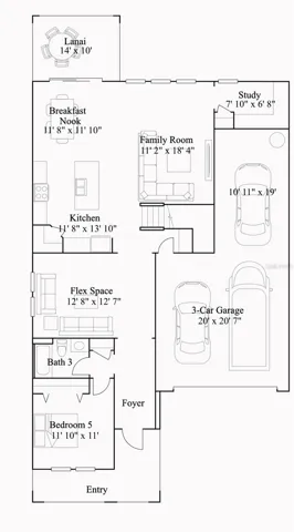 First level floor plan