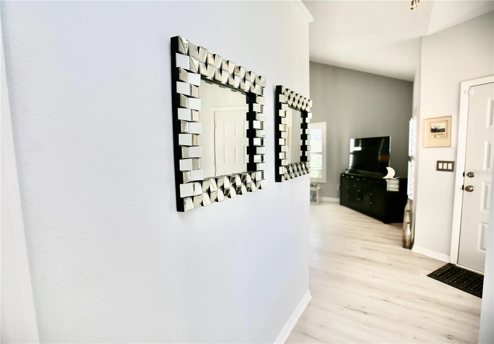 hallway to guest bedroom and bath