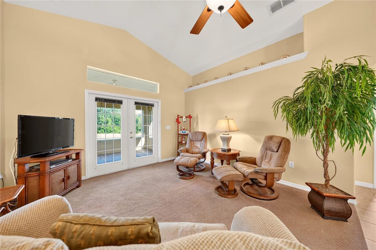 High vaulted ceilings