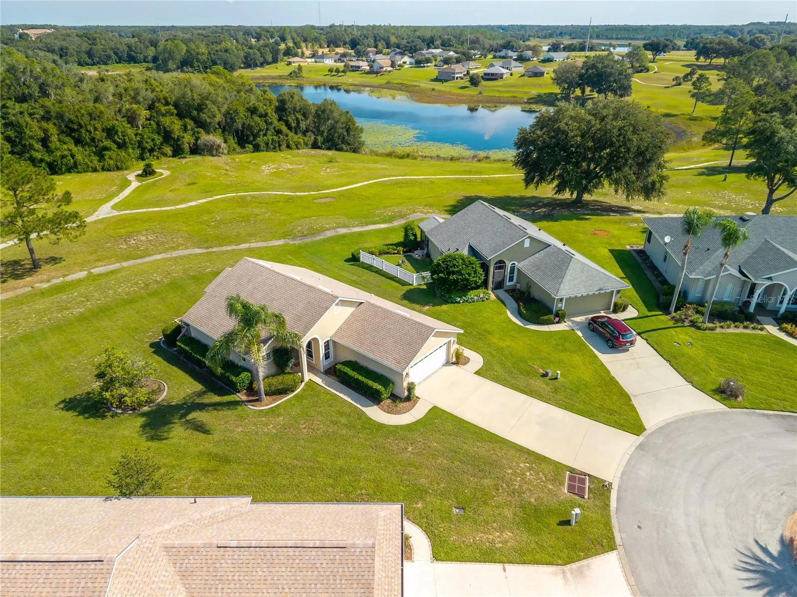 Walking trails with lake views