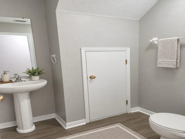 Virtually Staged - Half Bath Downstairs