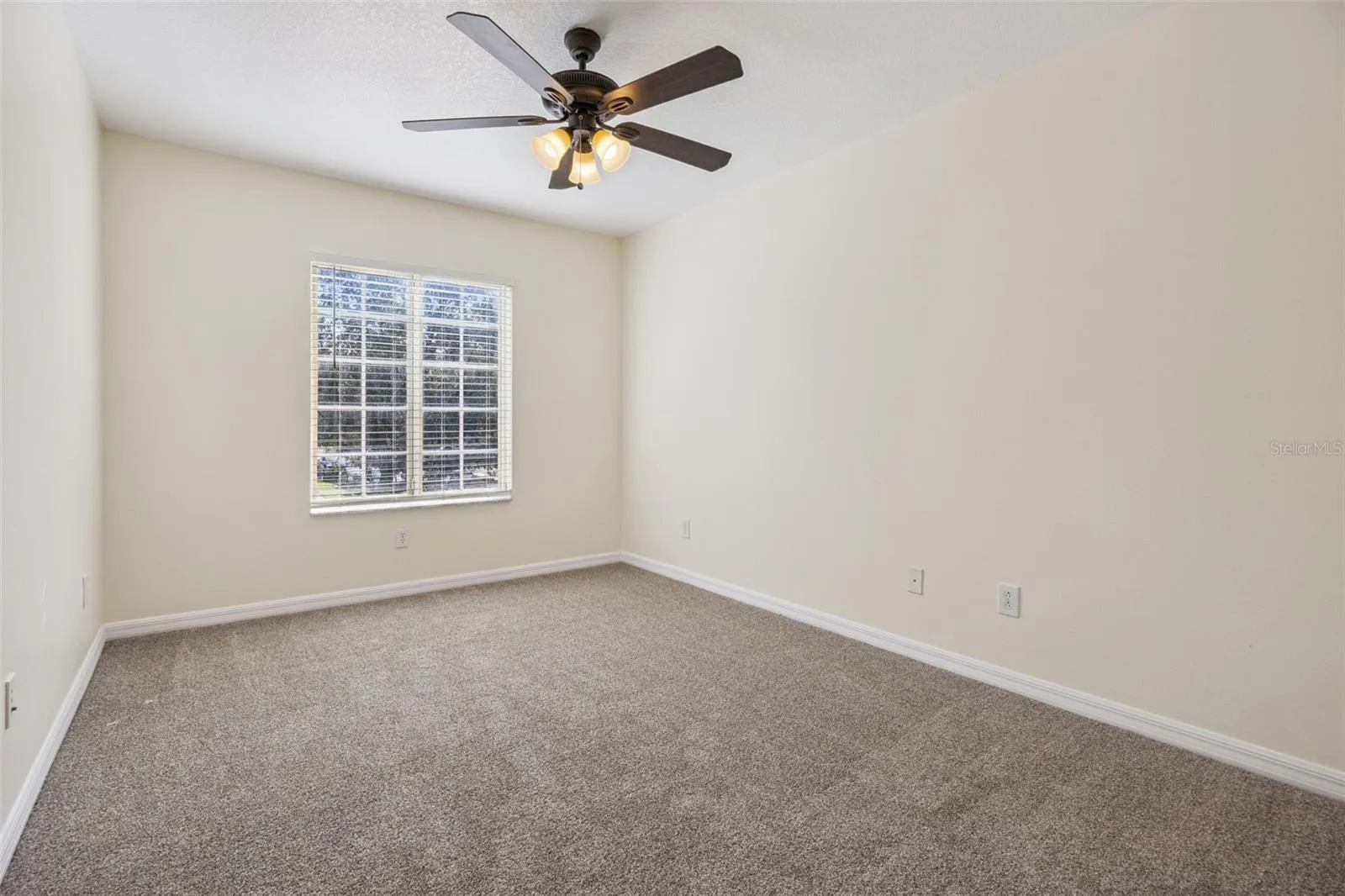 Bedroom 3 (9'6" x 17'11") with new carpet