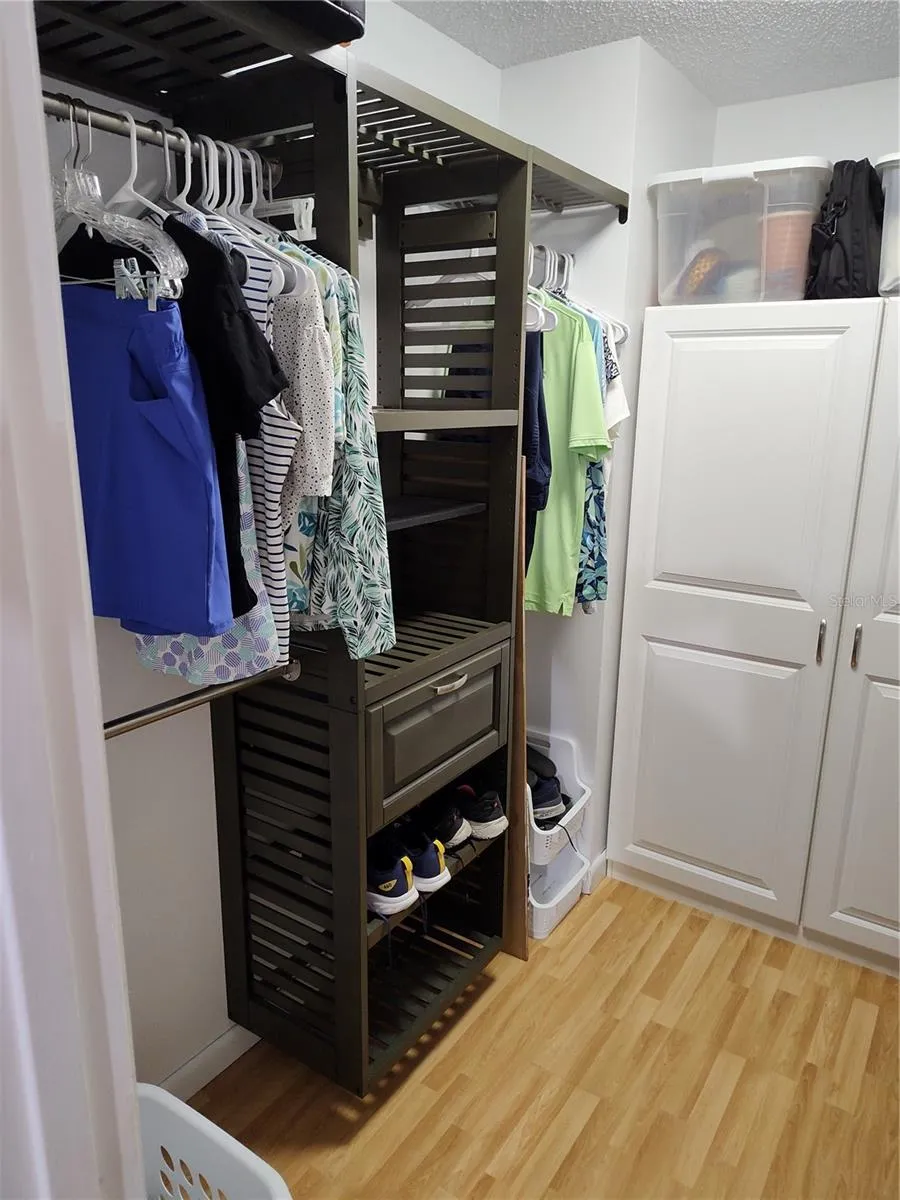 Primary walk in closet