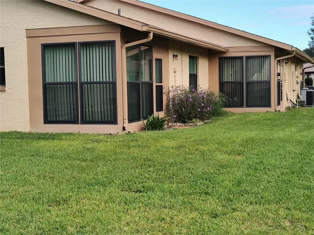 Rear of home