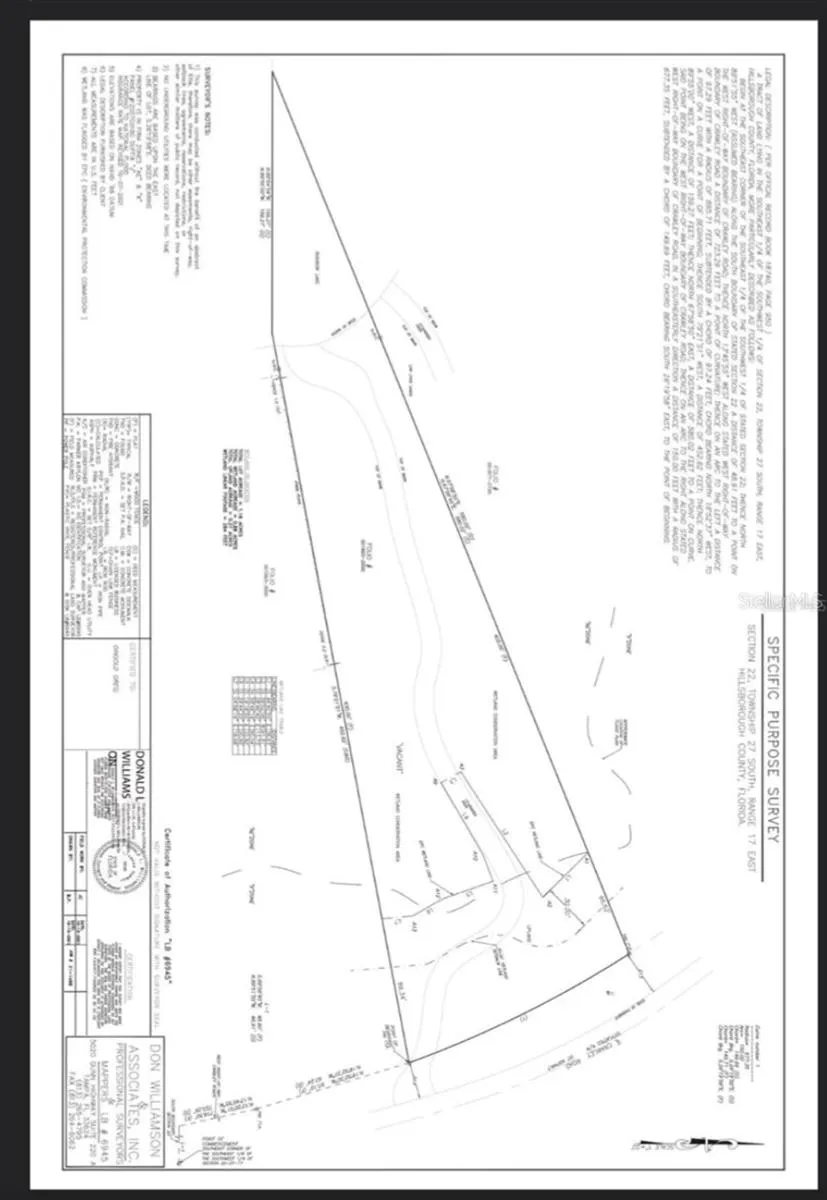 Prior survey before dock was built