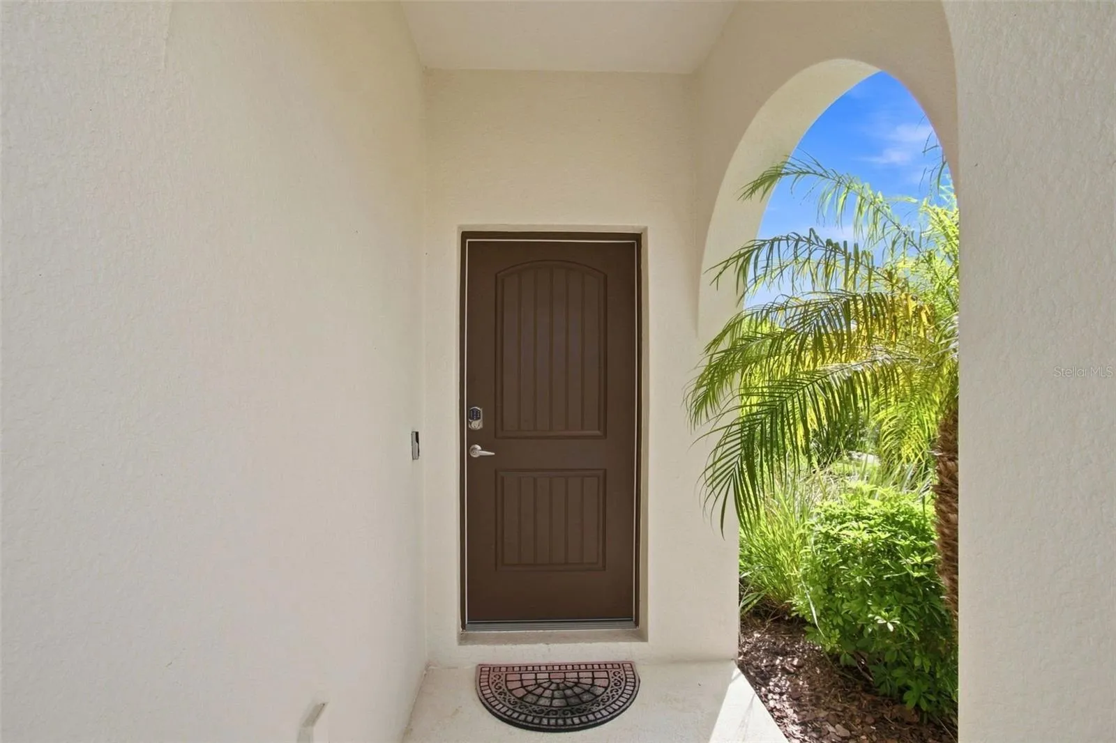 Front entrance of the house