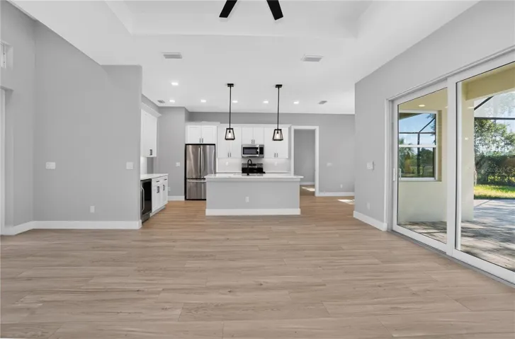 LIVING ROOM  &amp; KITCHEN